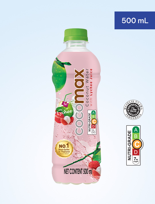 Cocomax Coconut Water with Lychee Juice 500ml